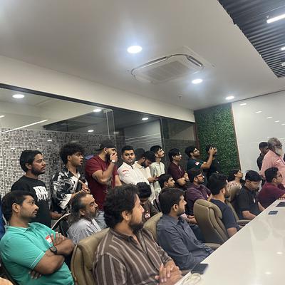 Snapshot from eChai Startup Demo Day in Ahmedabad