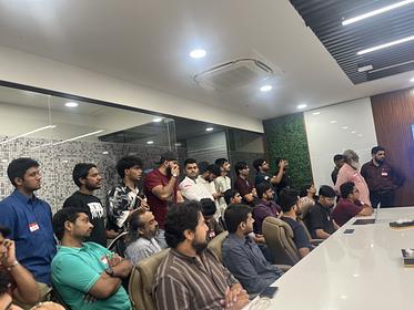 Snapshot from eChai Startup Demo Day in Ahmedabad