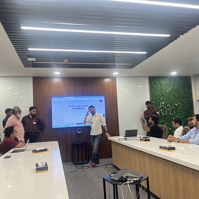 Snapshot from eChai Startup Demo Day in Ahmedabad