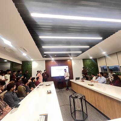Snapshot from eChai Startup Demo Day in Ahmedabad