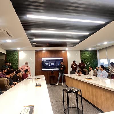 Snapshot from eChai Startup Demo Day in Ahmedabad