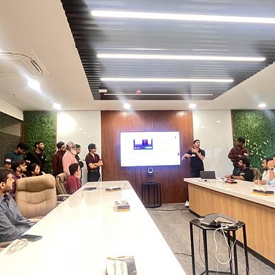 Snapshot from eChai Startup Demo Day in Ahmedabad