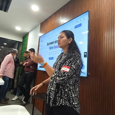 Snapshot from eChai Startup Demo Day in Ahmedabad