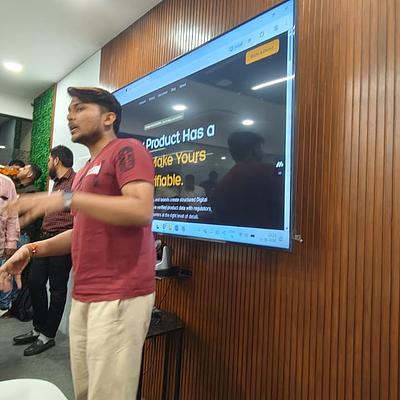 Snapshot from eChai Startup Demo Day in Ahmedabad