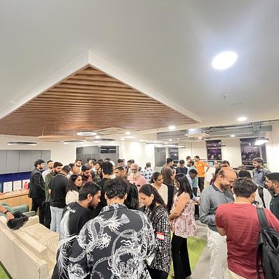 Snapshot from eChai Startup Demo Day in Ahmedabad