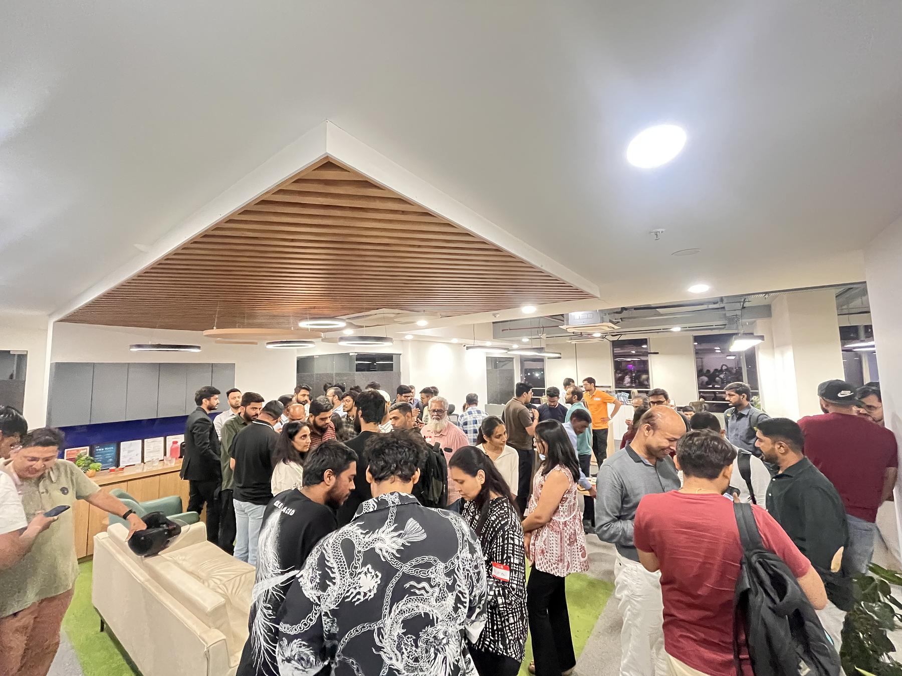 Snapshot from eChai Startup Demo Day in Ahmedabad