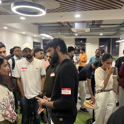 Snapshot from eChai Startup Demo Day in Ahmedabad