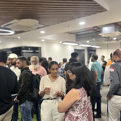 Snapshot from eChai Startup Demo Day in Ahmedabad