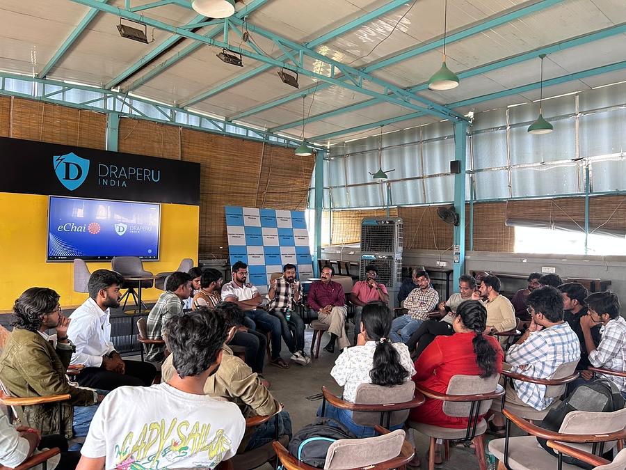 From eChai's Startup Open House in Hyderabad