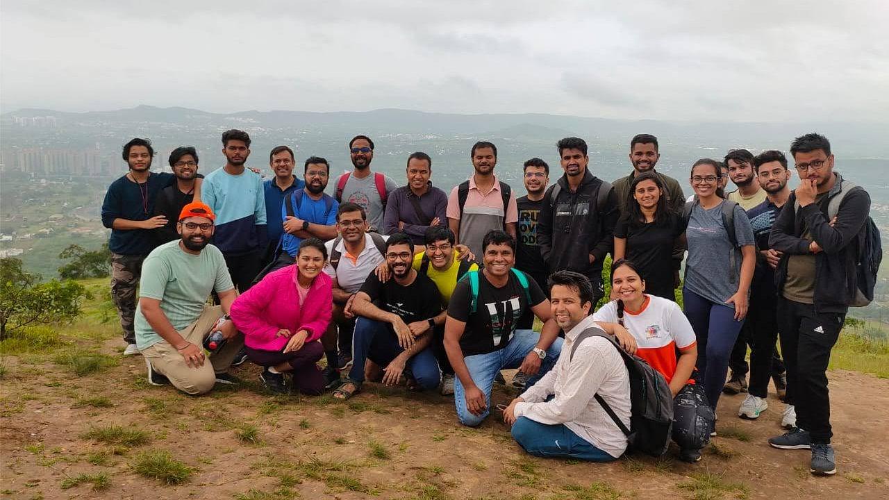 Startup Trekking Meetup at Ghoradeshwar, Pune