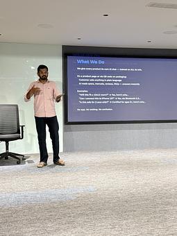 Snapshot from eChai Startup Demo Day in Surat