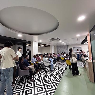 Snapshot from eChai's Startup Open House in Hyderabad