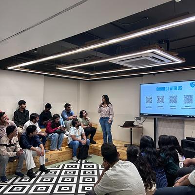 Snapshot from eChai's Startup Open House in Hyderabad