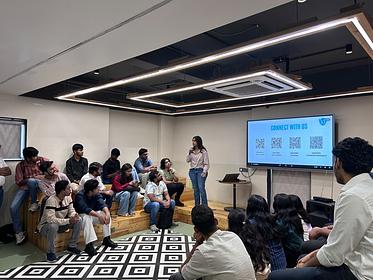 Snapshot from eChai's Startup Open House in Hyderabad
