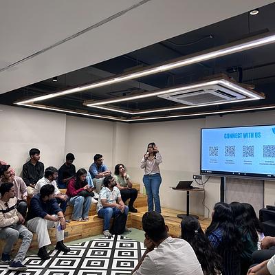 Snapshot from eChai's Startup Open House in Hyderabad