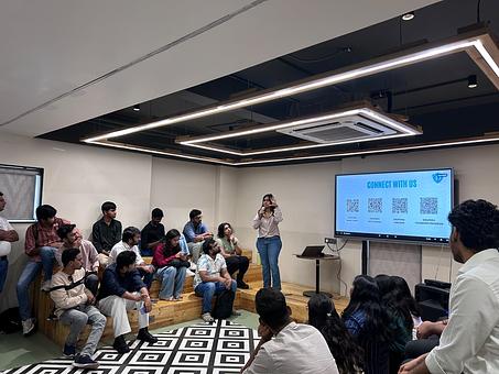 Snapshot from eChai's Startup Open House in Hyderabad