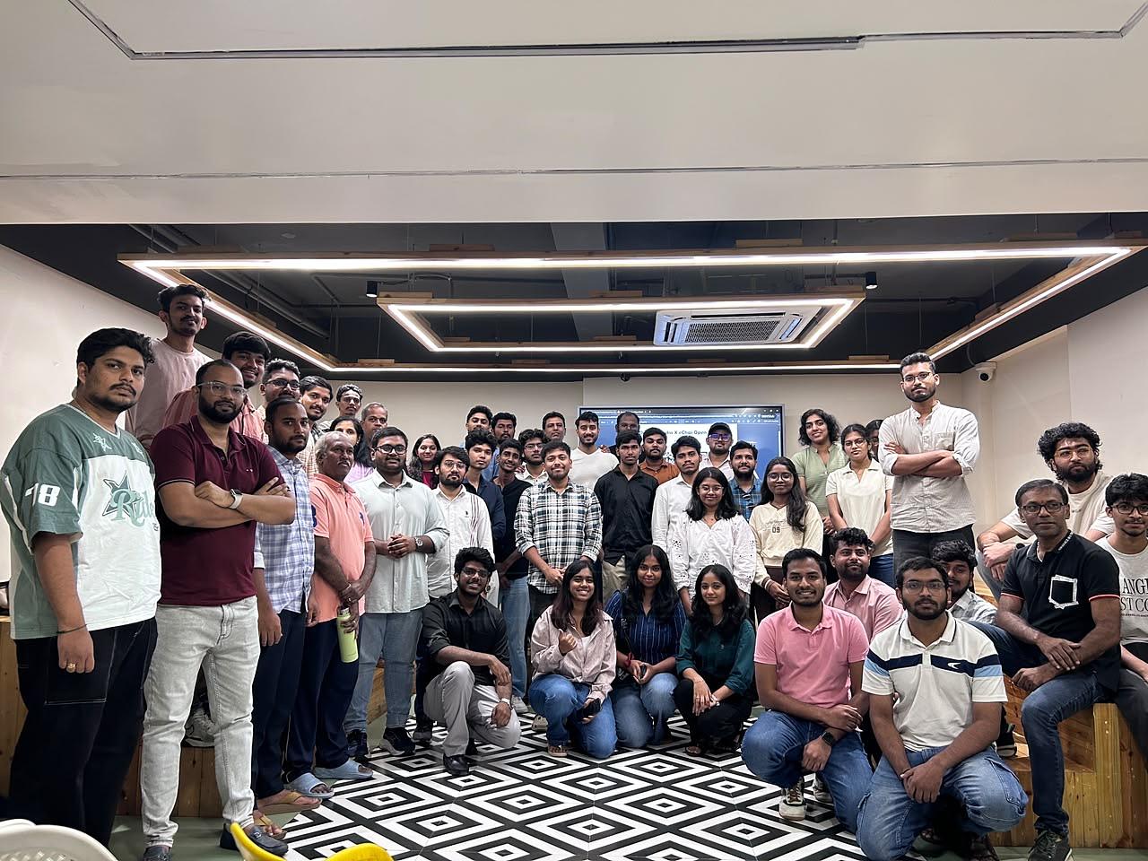 Snapshot from eChai's Startup Open House in Hyderabad