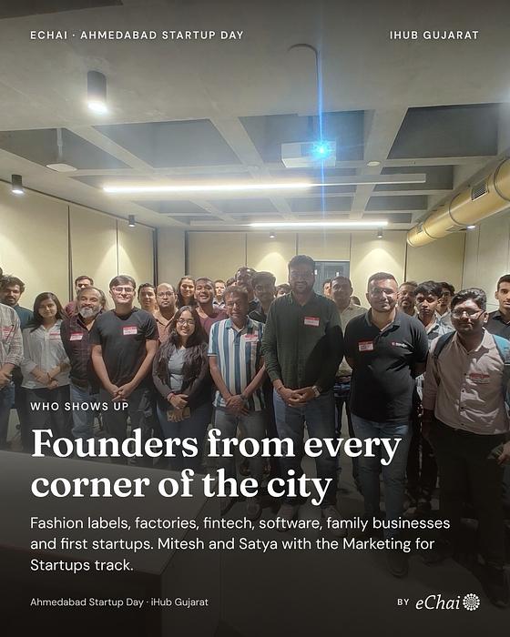 From Ahmedabad Startup Day
