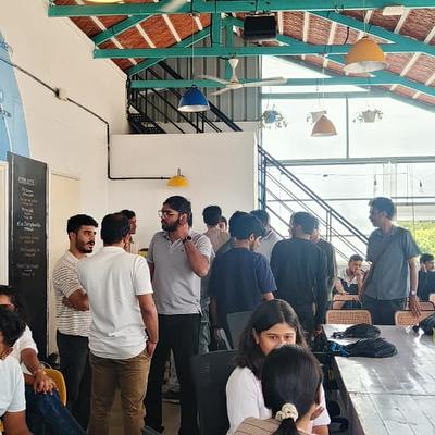 Snapshot from eChai's Startup Open House in Bengaluru