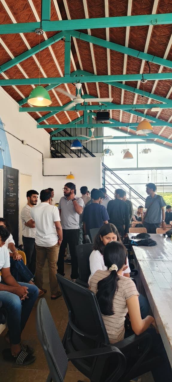 Snapshot from eChai's Startup Open House in Bengaluru