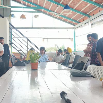 Snapshot from eChai's Startup Open House in Bengaluru