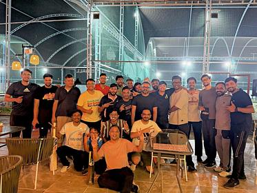 Snapshot from eChai Startup Cricket Night in Ahmedabad