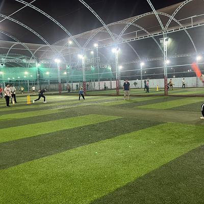Snapshot from eChai Startup Cricket Night in Ahmedabad
