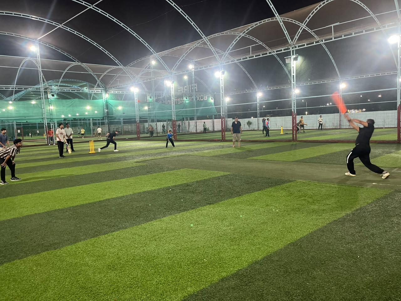 Snapshot from eChai Startup Cricket Night in Ahmedabad
