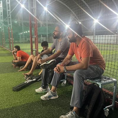 Snapshot from eChai Startup Cricket Night in Ahmedabad