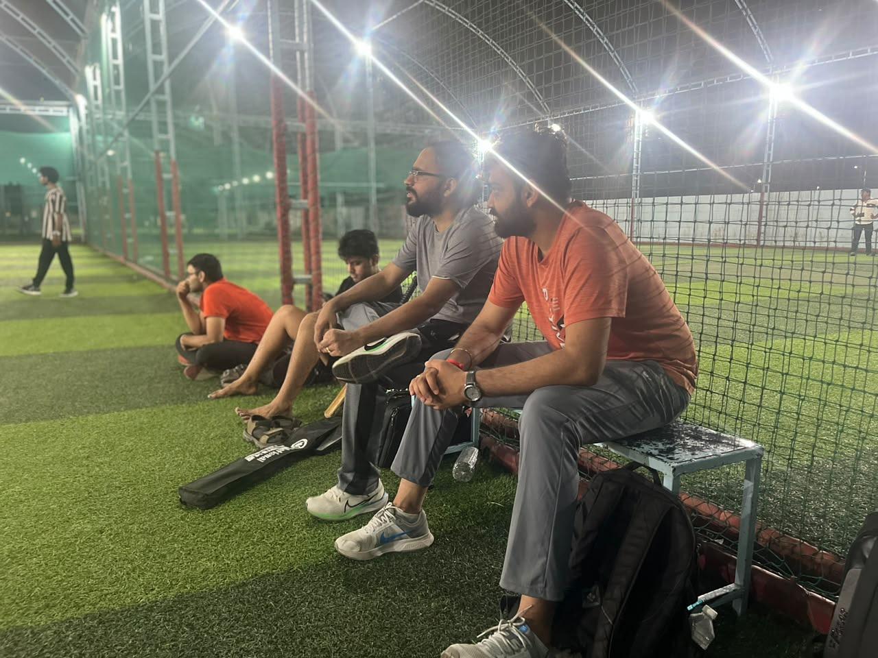Snapshot from eChai Startup Cricket Night in Ahmedabad