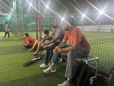 Snapshot from eChai Startup Cricket Night in Ahmedabad