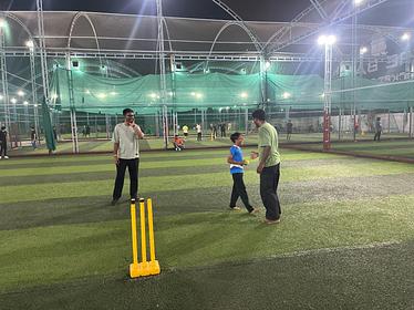 Snapshot from eChai Startup Cricket Night in Ahmedabad