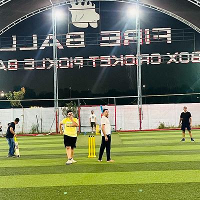 Snapshot from eChai Startup Cricket Night in Ahmedabad