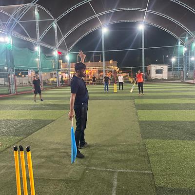 Snapshot from eChai Startup Cricket Night in Ahmedabad