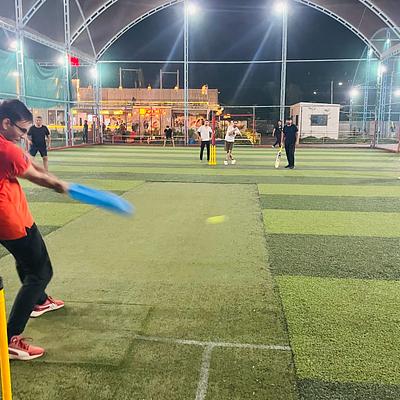 Snapshot from eChai Startup Cricket Night in Ahmedabad