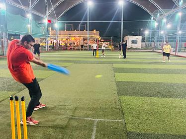 Snapshot from eChai Startup Cricket Night in Ahmedabad