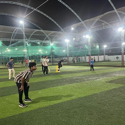 Snapshot from eChai Startup Cricket Night in Ahmedabad