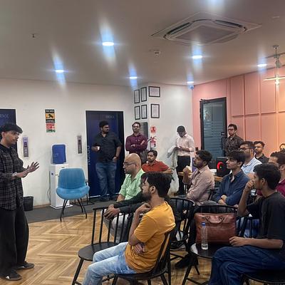 Snapshot from Delhi-NCR Startup Meetup