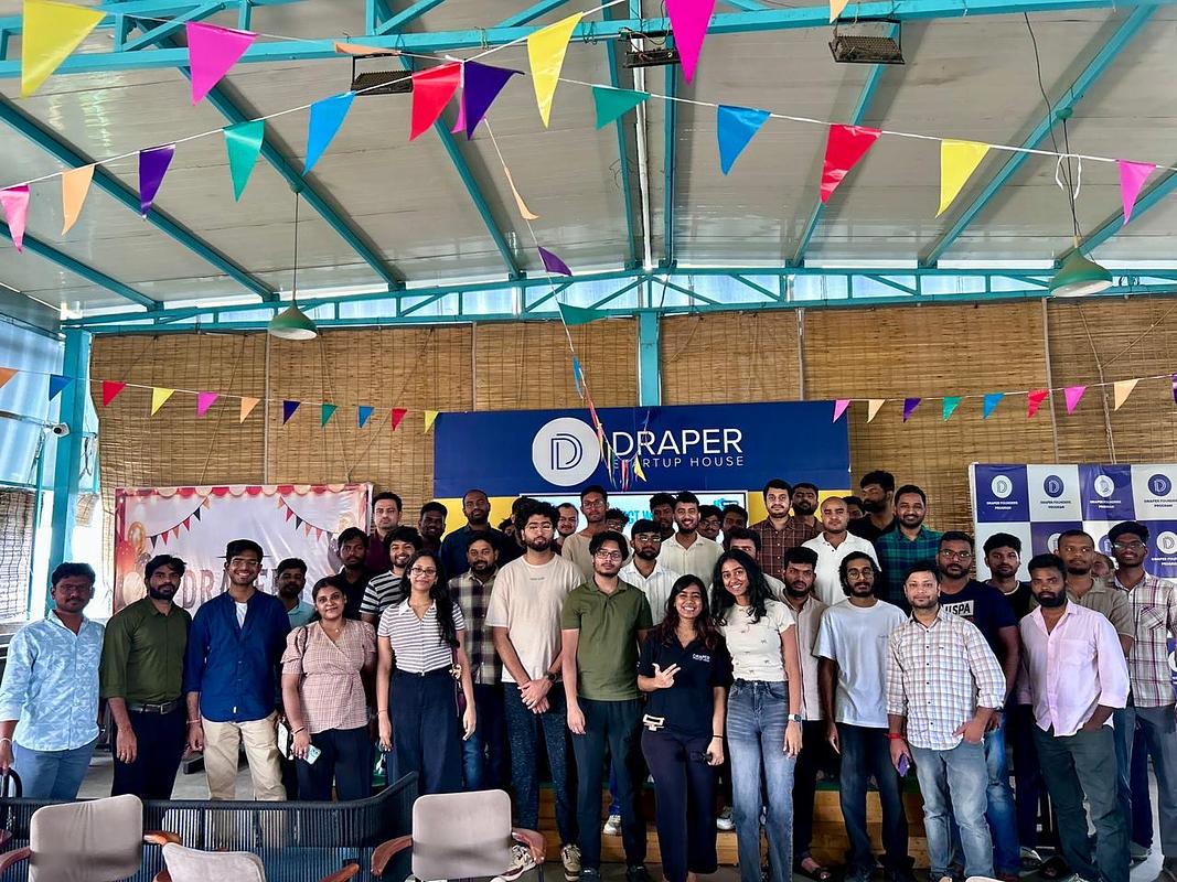 Snapshot from eChai's Startup Open House in Hyderabad