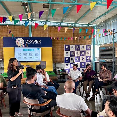 Snapshot from eChai's Startup Open House in Hyderabad