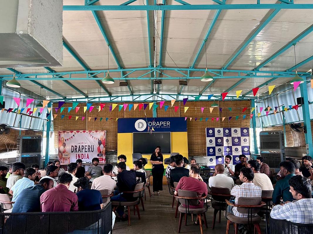 Snapshot from eChai's Startup Open House in Hyderabad