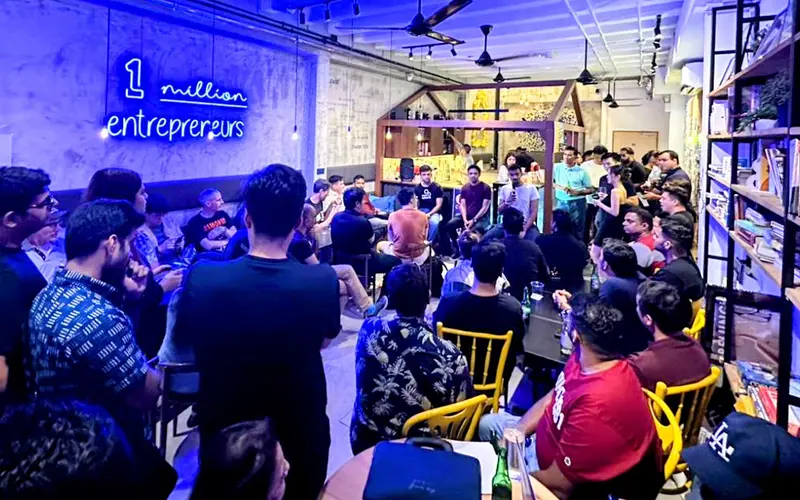 eChai turned Draper Startup House Singapore into a full house