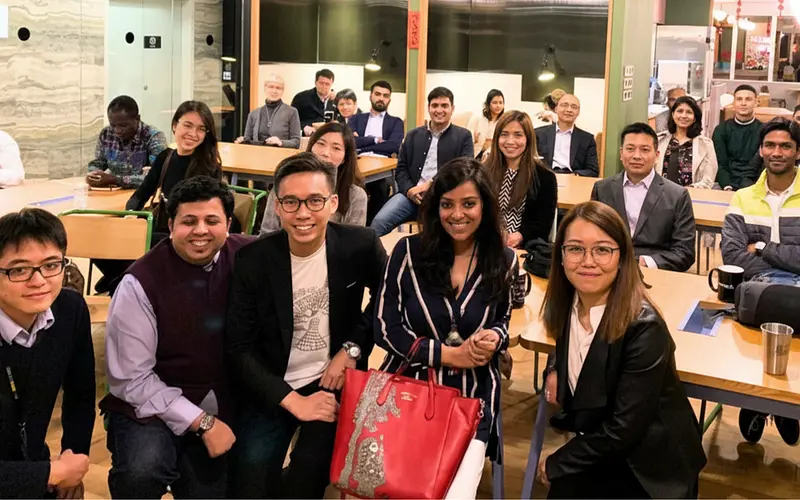 eChai teamed with WeWork to bring Hong Kong founders together