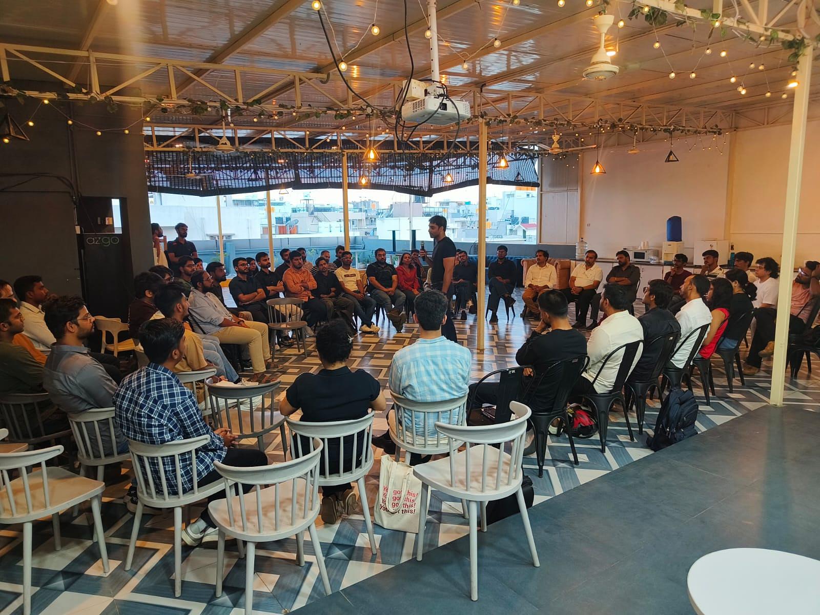 Snapshot from Bengaluru Startup Meetup