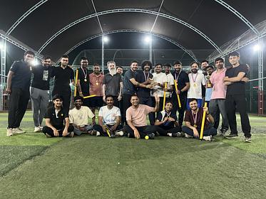 Snapshot from eChai Startup Cricket League in Ahmedabad