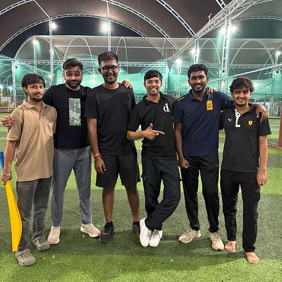 Snapshot from eChai Startup Cricket League in Ahmedabad