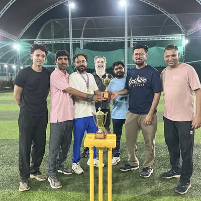 Snapshot from eChai Startup Cricket League in Ahmedabad