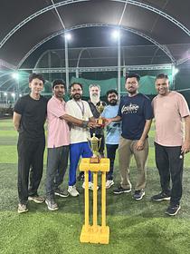 Snapshot from eChai Startup Cricket League in Ahmedabad