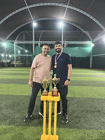 Snapshot from eChai Startup Cricket League in Ahmedabad