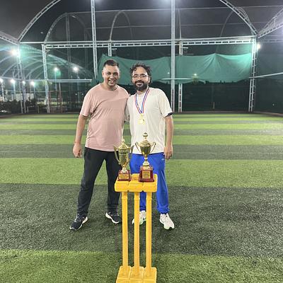 Snapshot from eChai Startup Cricket League in Ahmedabad